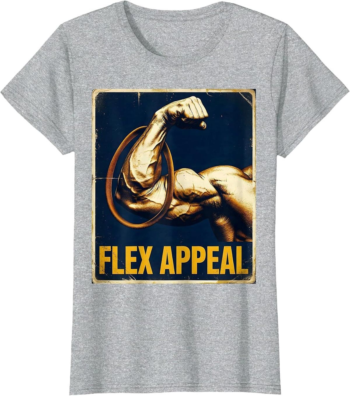 Women's Flex Appeal Vintage Physical Therapist PT OT Gift T-Shirt - Heather Grey