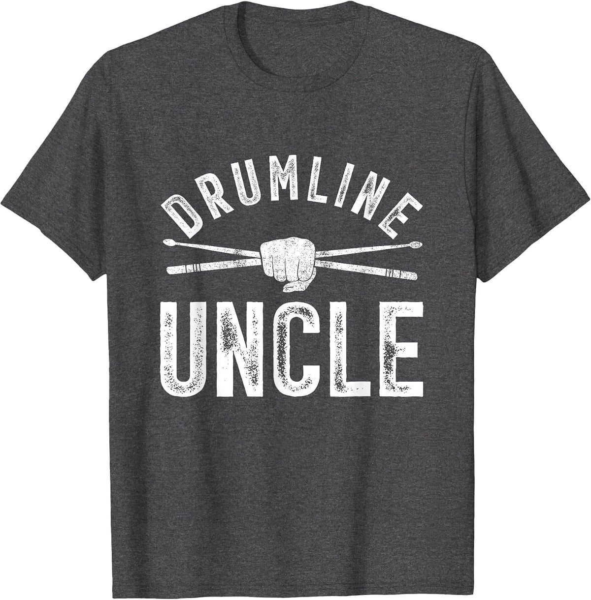 Men's Drumline Uncle Proud Drumline Uncle T-Shirt - Dark Heather Grey