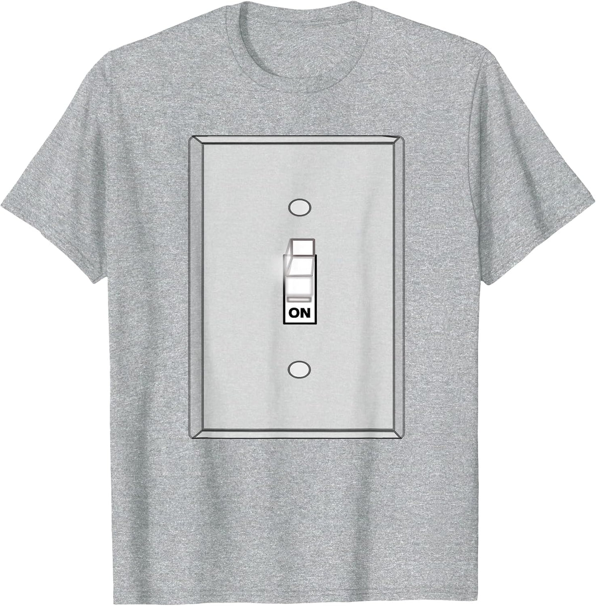 Light Switch & Bulb: Halloween Matching Couple Shirts T-Shirt - Heather Grey