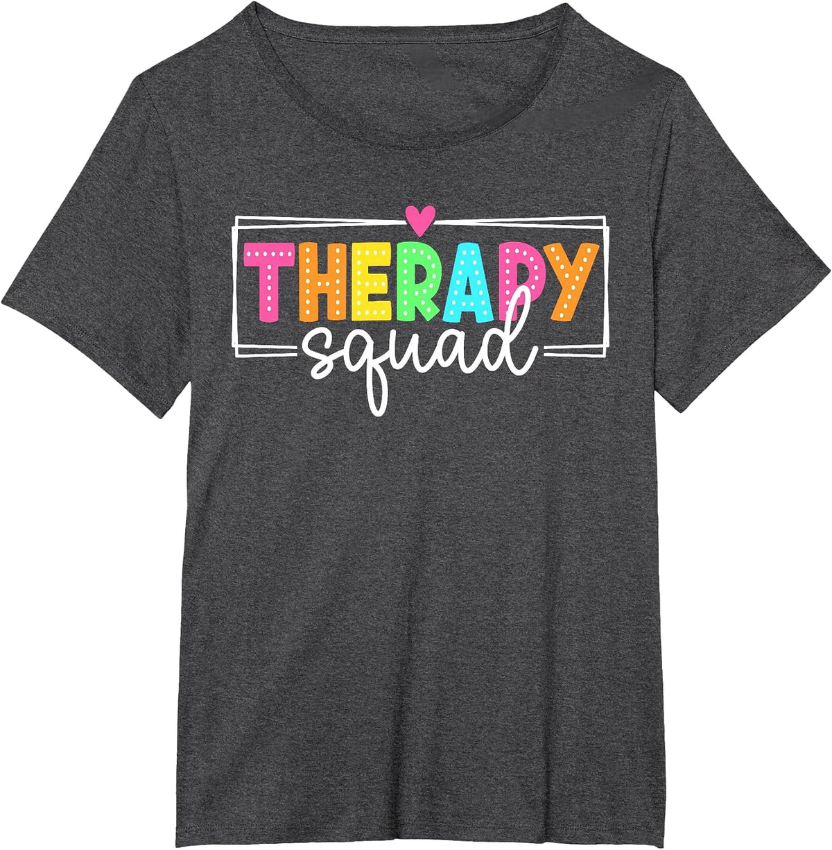 Therapy Squad Back to School Therapy Crew T-Shirt - Dark Heather Grey
