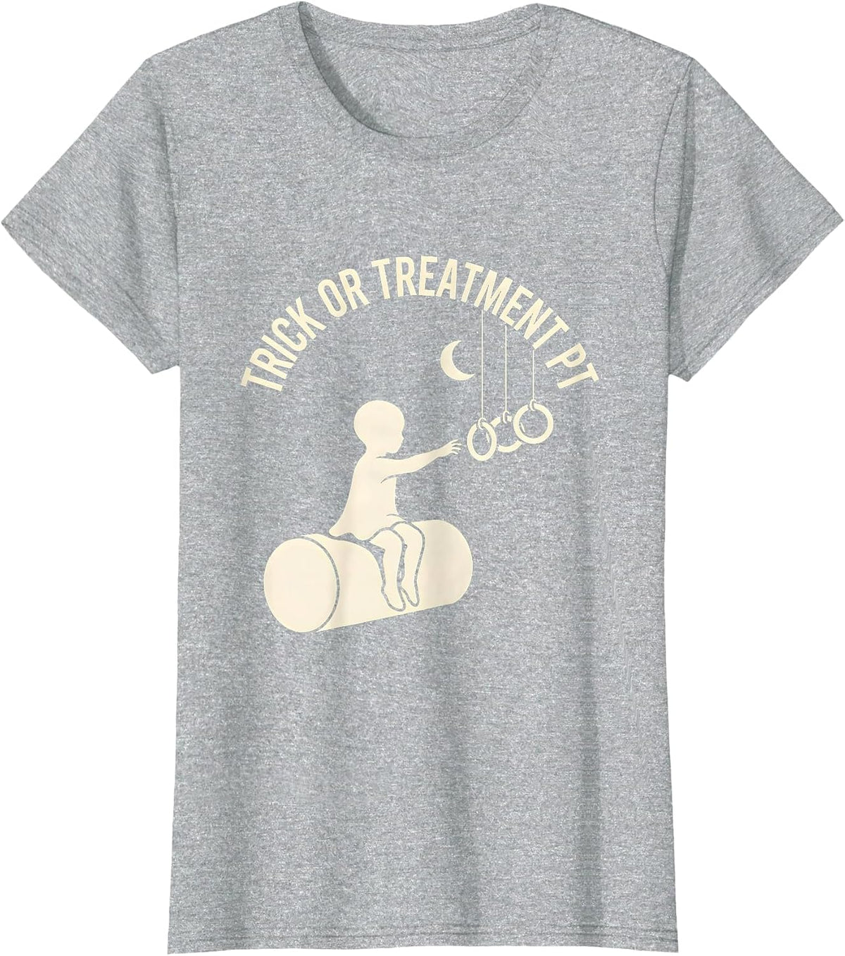 Trick Or Treatment PT Halloween Physical Therapy Therapist T-Shirt - Heather Grey