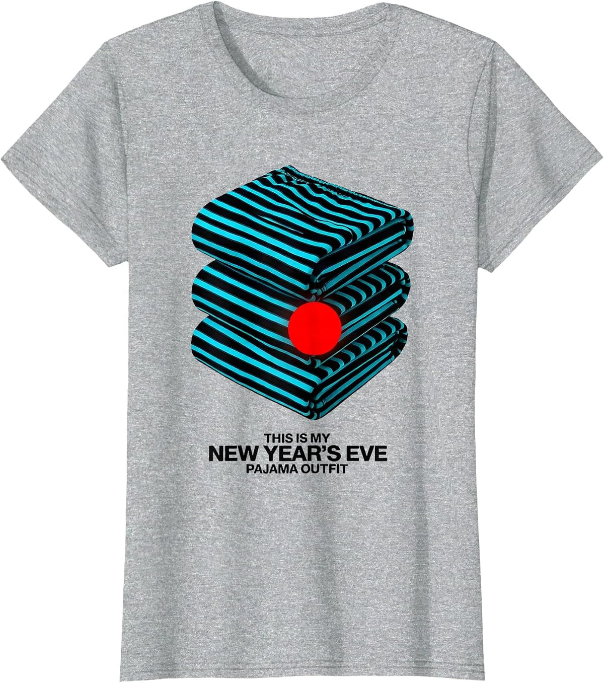 This Is My New Year's Eve Pajama Outfit Family T-Shirt - Heather Grey