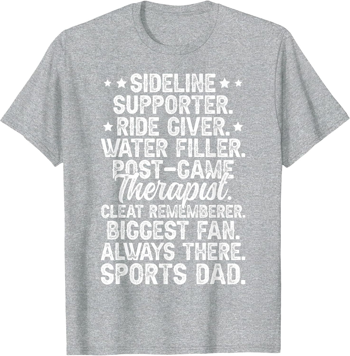 Sports Dad Definition Sports Father Sport Dad T-Shirt - Heather Grey