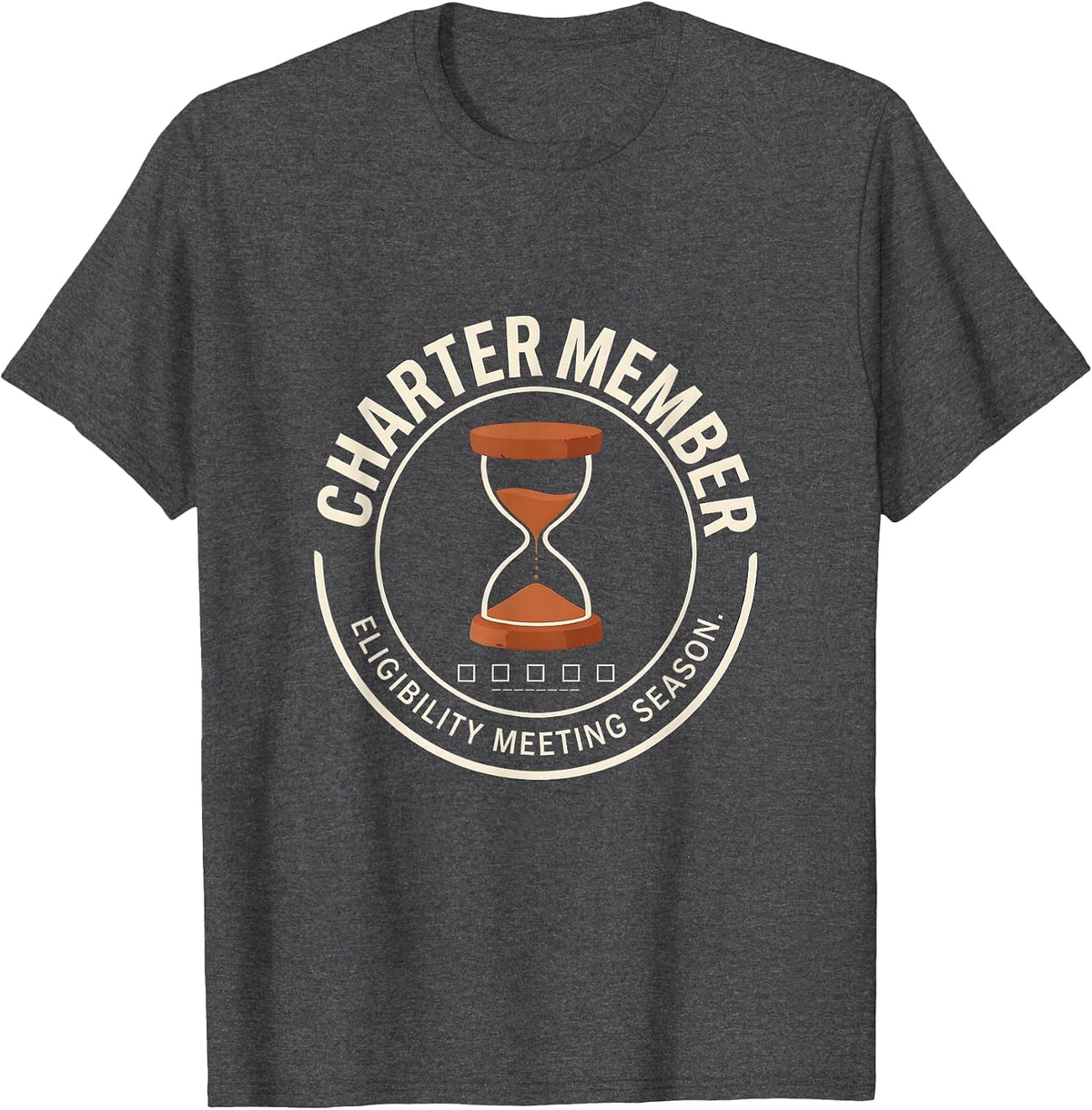 Charter Member, Eligibility Meeting Season Special Education T-Shirt - Dark Heather Grey