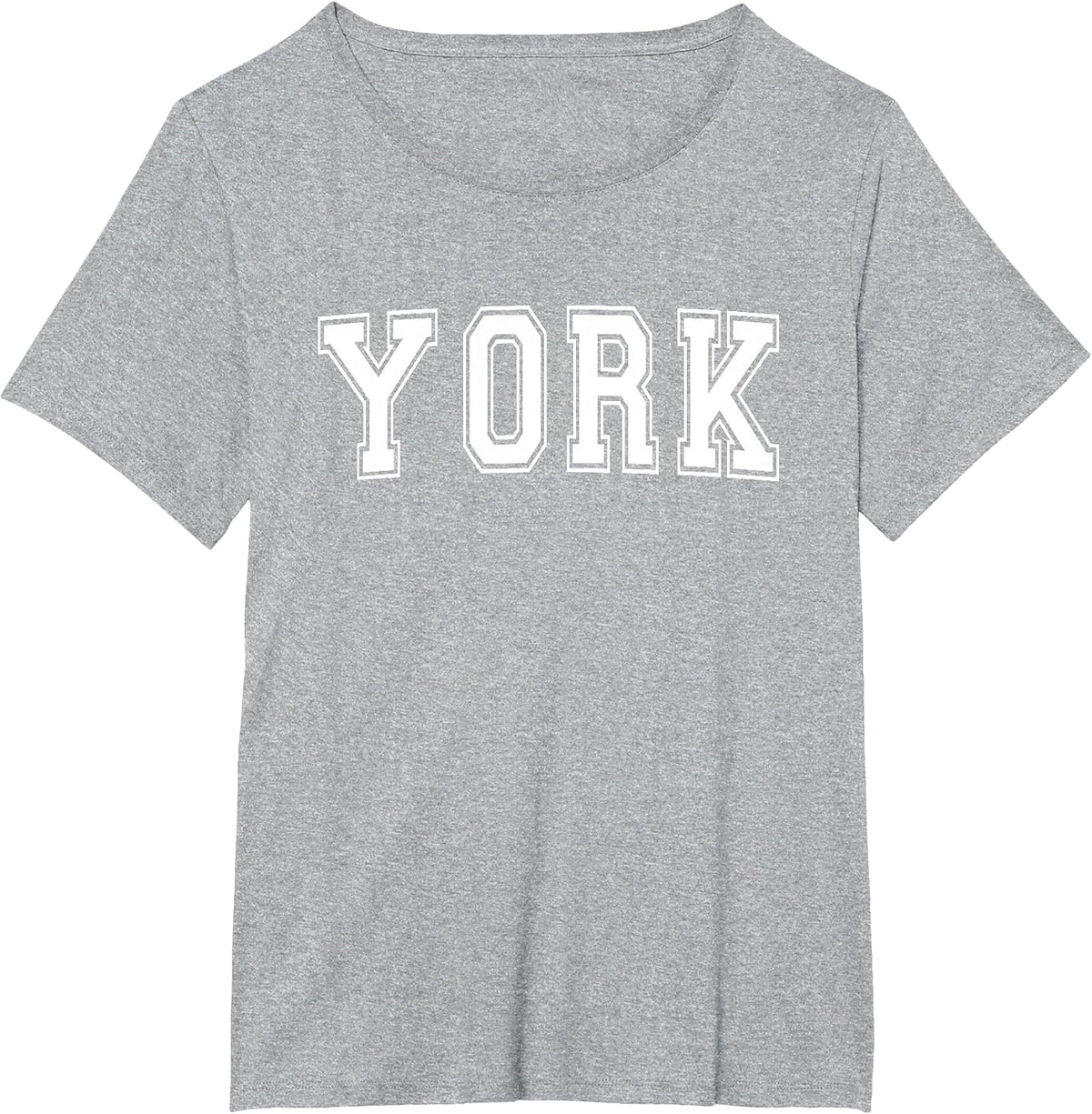 YORK PA Pennsylvania USA Vintage Sports Varsity Style T-Shirt - Heather Grey