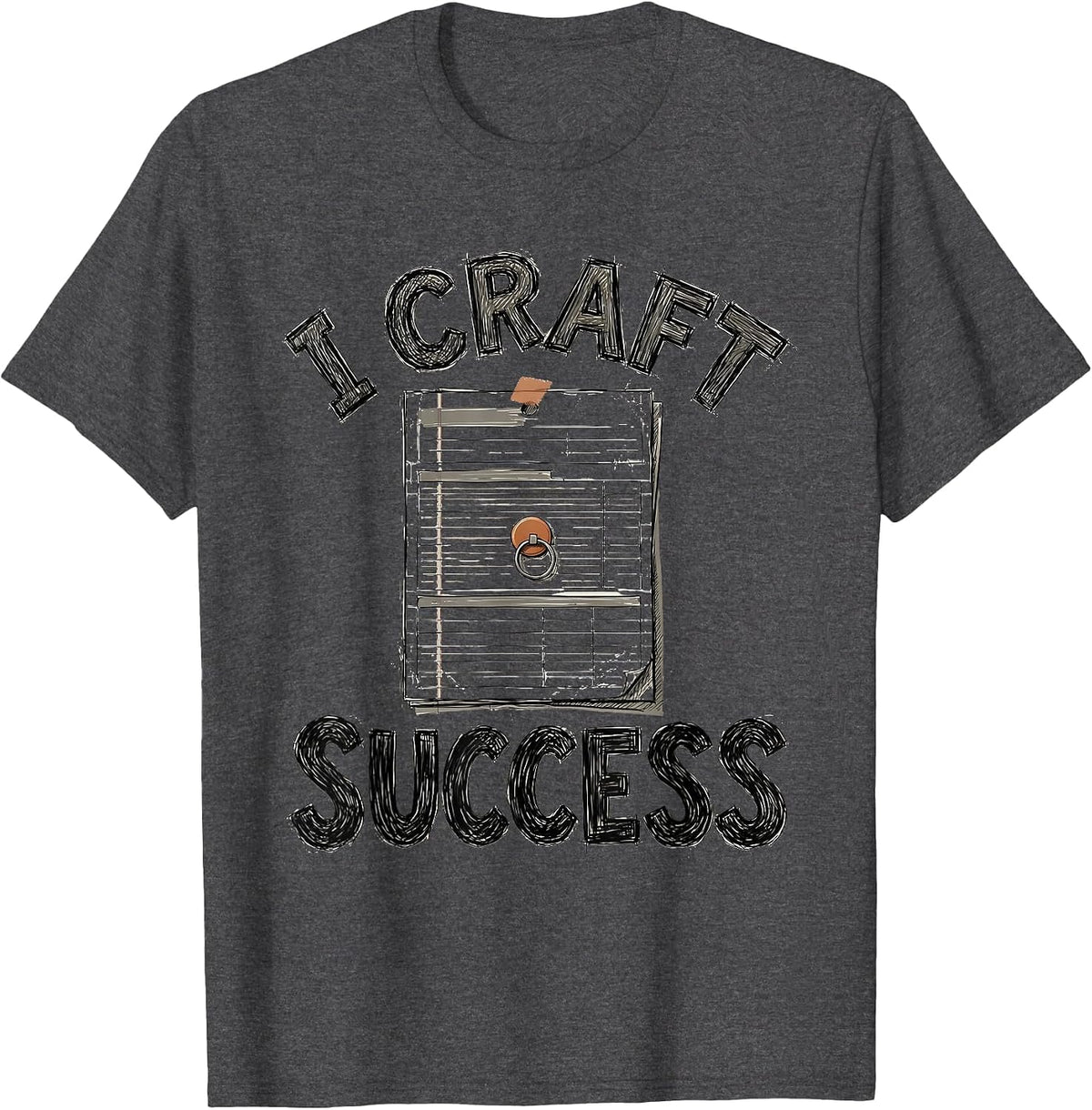 Men's I Craft Success Special Education Teacher SPED ESE Squad T-Shirt - Dark Heather Grey