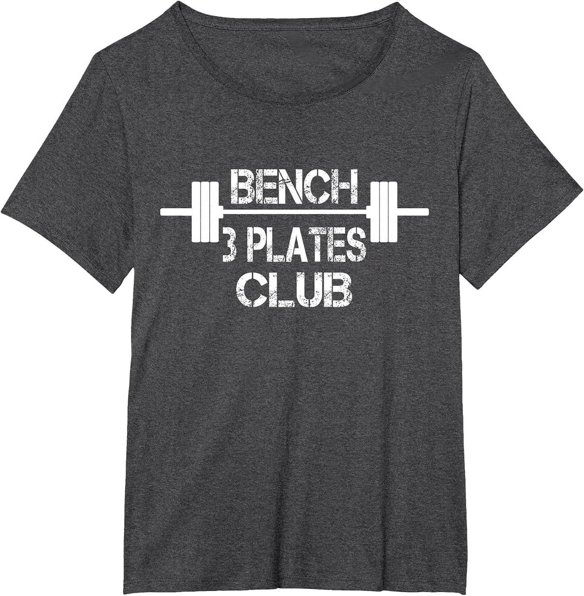 Bench 3 Plates Club T-Shirt - Dark Heather Grey
