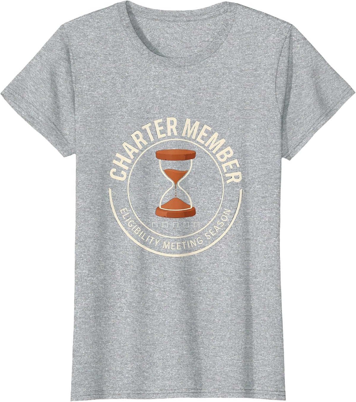 Charter Member, Eligibility Meeting Season Special Education T-Shirt - Heather Grey