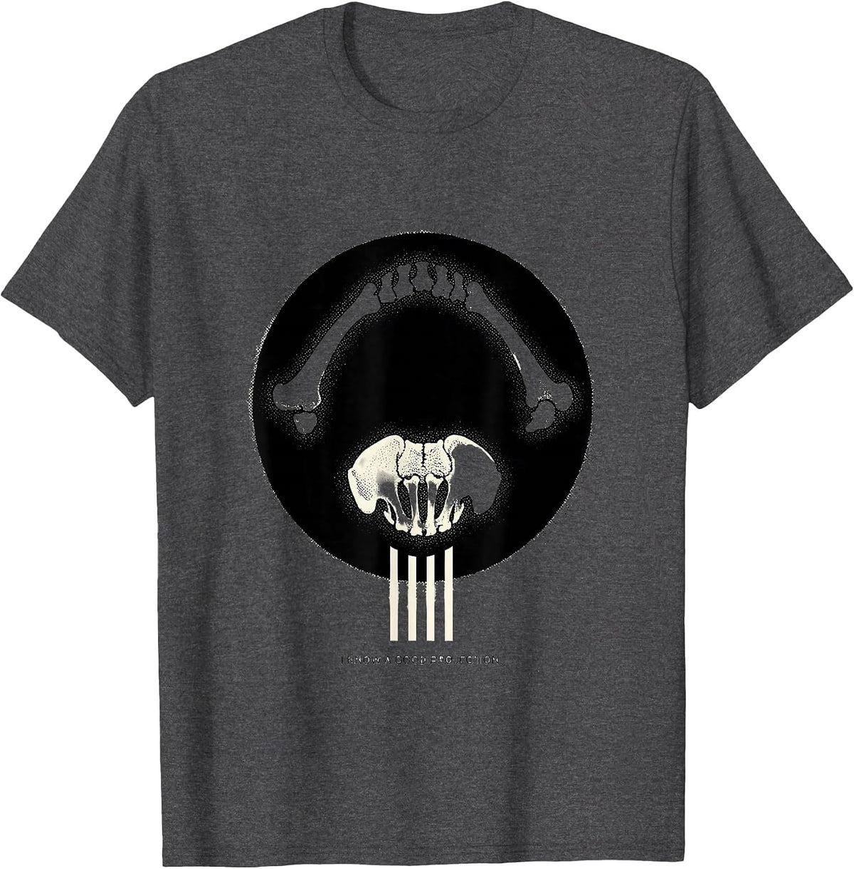I Know A Good Projection Funny Radiology Tech X-ray T-Shirt - Dark Heather Grey