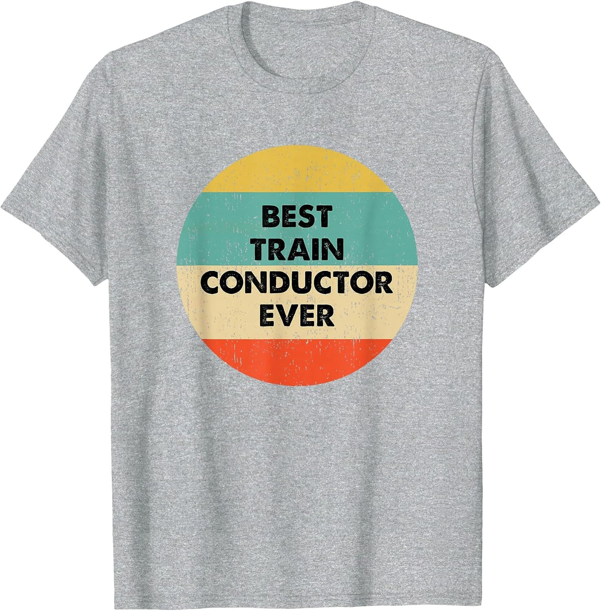 Train Conductor T-Shirt - Heather Grey