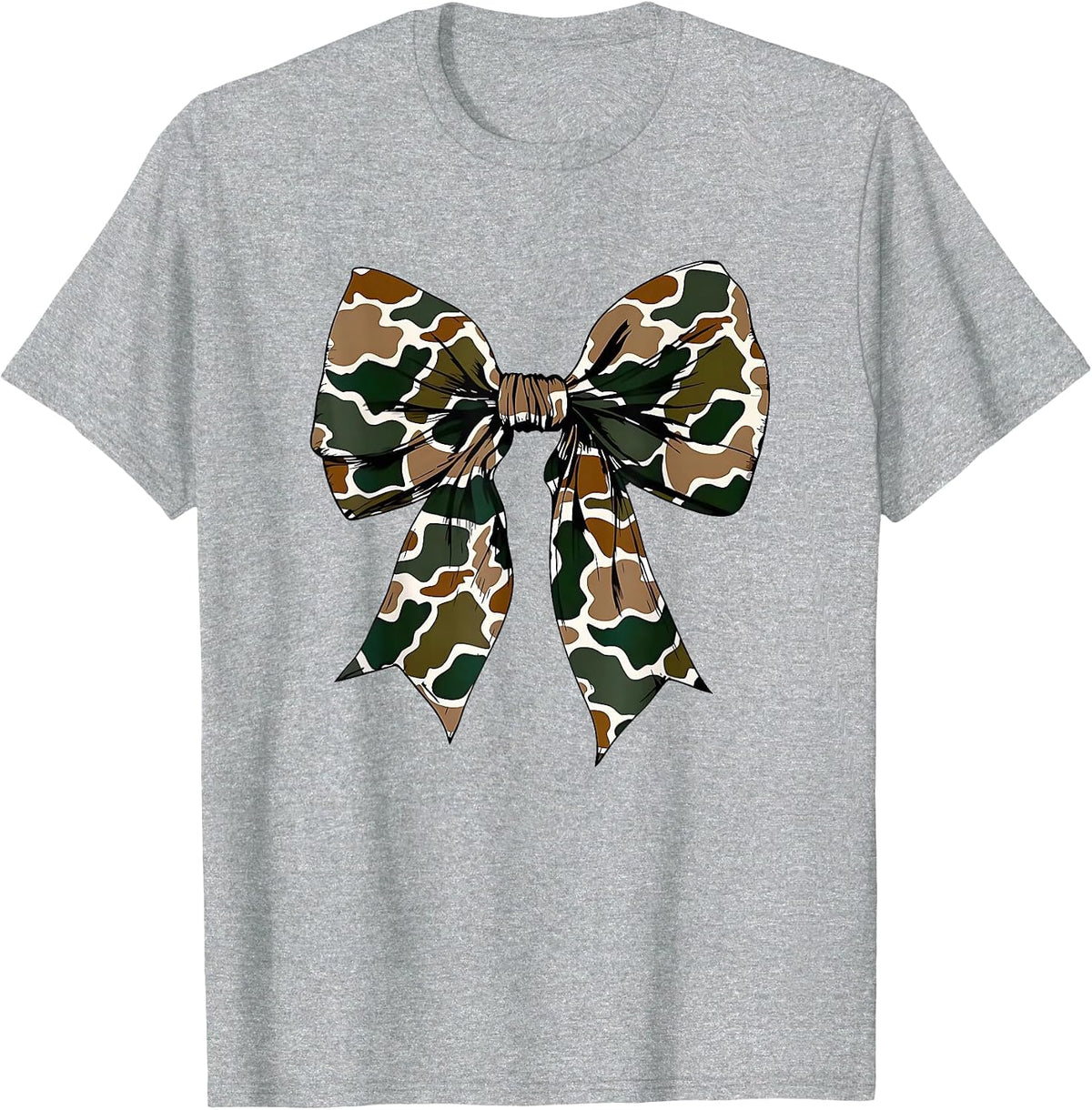 Old School Camouflage T-Shirt - Heather Grey