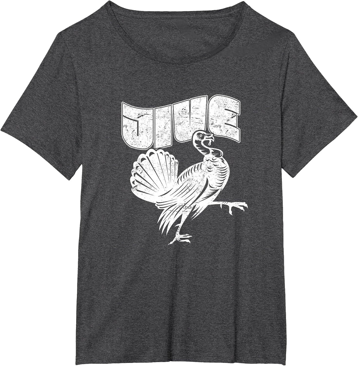 Jive Turkey, Funny Thanksgiving T-Shirt - Dark Heather Grey