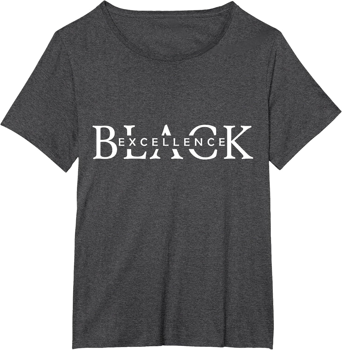 Black Excellence Black Pride Power History Month T-Shirt - Dark Heather Grey
