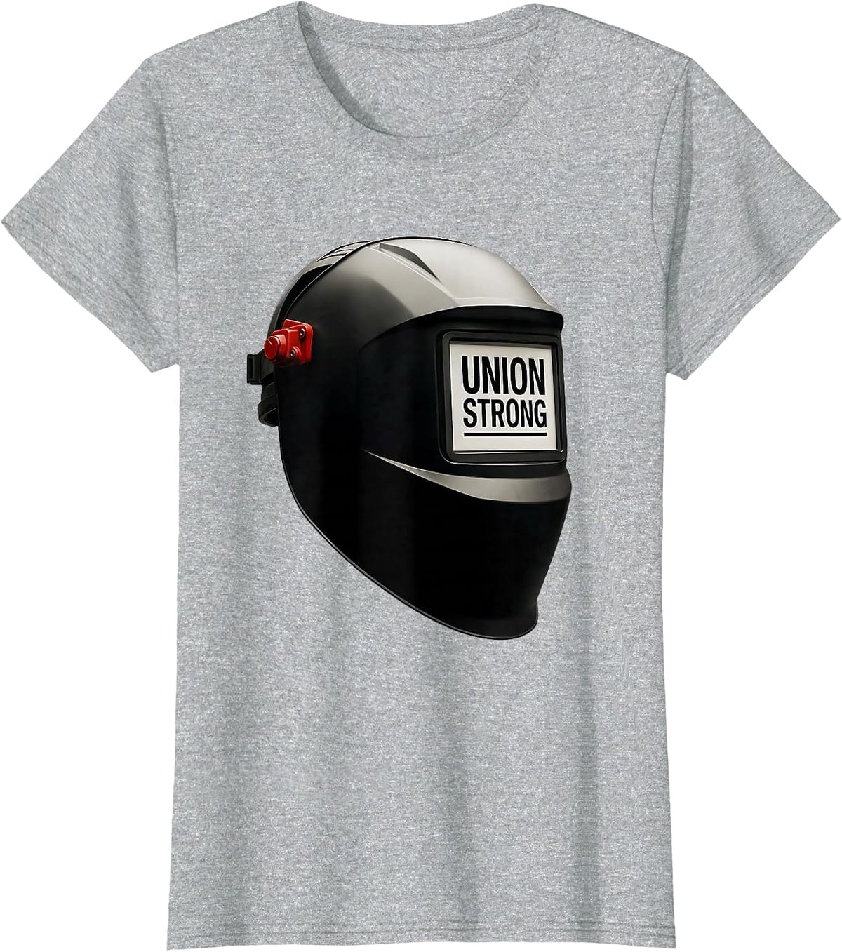 Women's Union Strong Skilled Trades Worker Labor Day Solidarity T-Shirt - Heather Grey