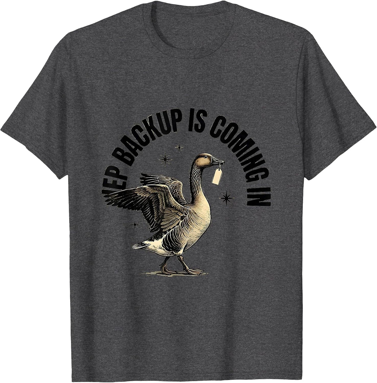 IEP Backup Is Coming In Funny Special Education Teacher Sped T-Shirt - Dark Heather Grey