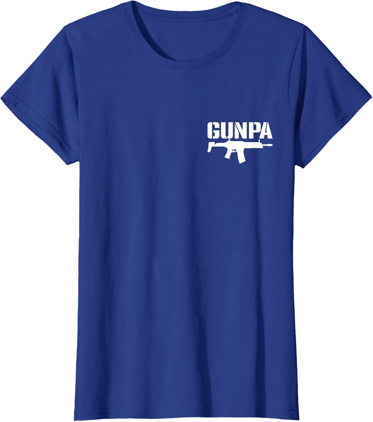 Gunpa Funny Gun Grandpa Father's Day Gunpa T-Shirt - Royal Blue