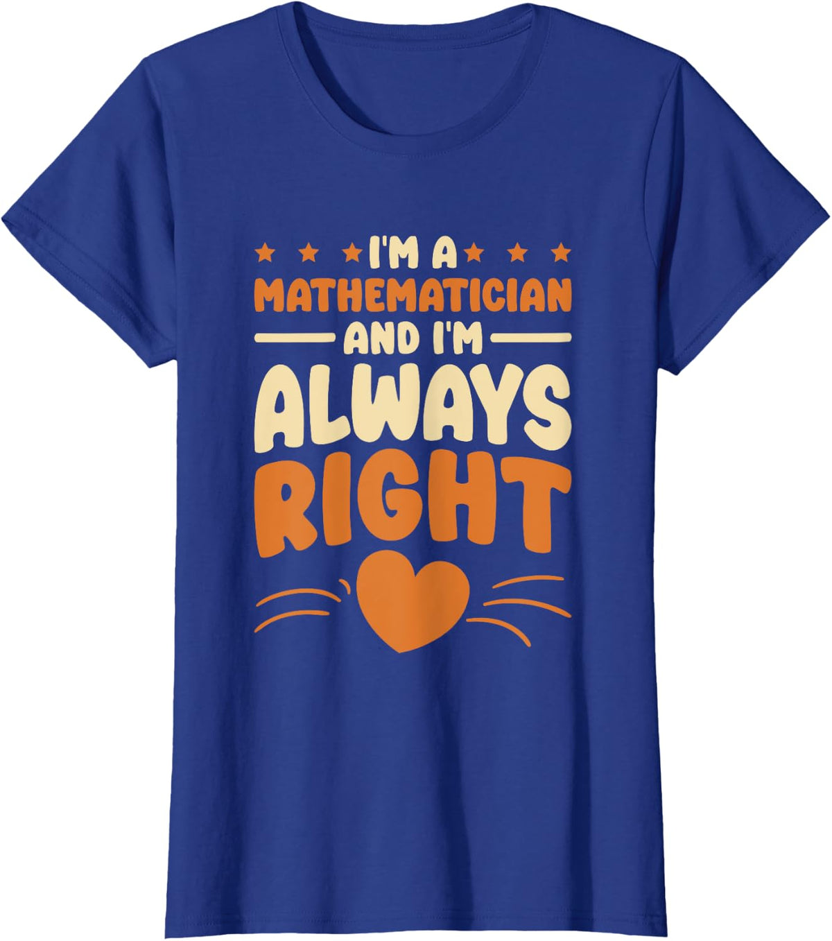 I am A Mathematician Design for Math Teacher Mathematic T-Shirt - Royal Blue