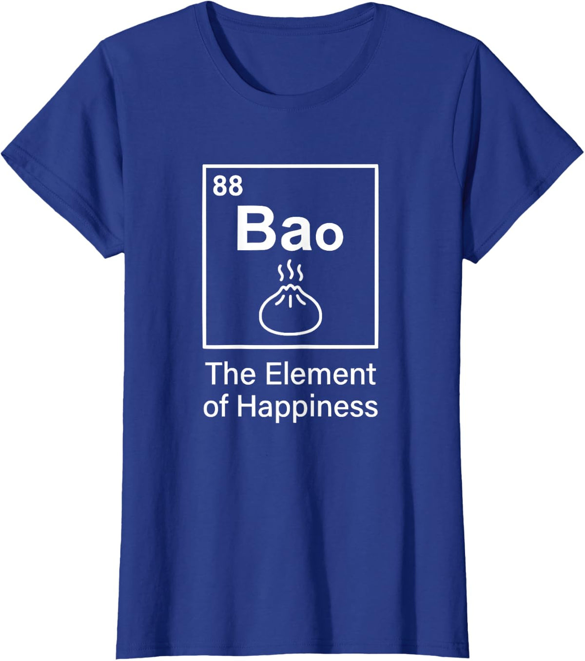Bao The Element of Happiness Food Science Periodic Table T-Shirt - Royal Blue