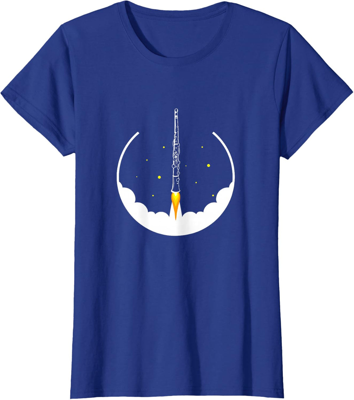 Clarinet Rocket Gift for Clarinet Player Clarinet T-Shirt - Royal Blue