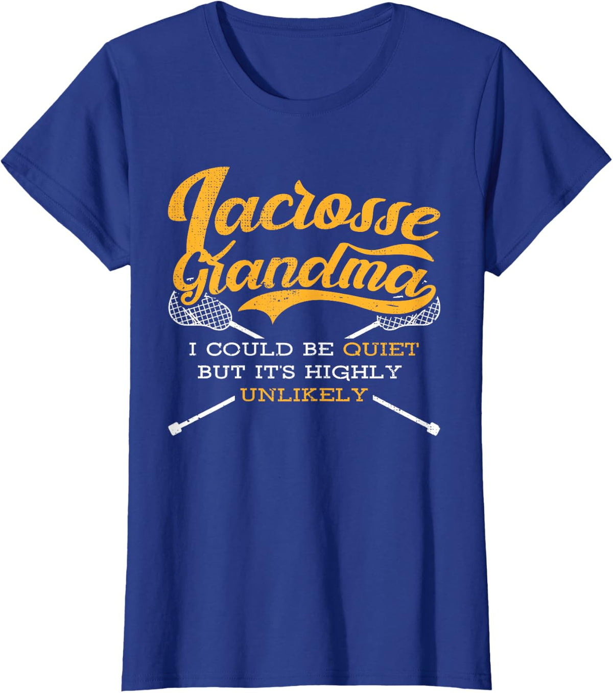 Relax I Love Lacrosse Grandma Saying Lax Is Life Grandmother T-Shirt - Royal Blue