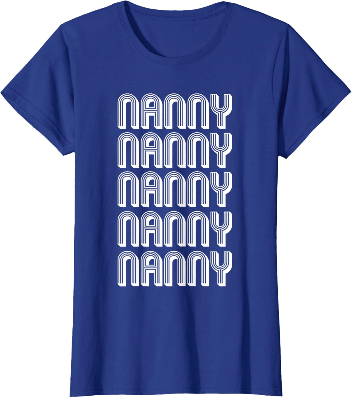 Professional Nanny T-Shirt - Royal Blue
