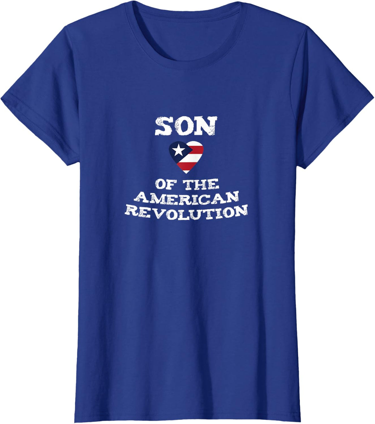Son American Revolution USA Star Patriot Dad US History T-Shirt - Royal Blue