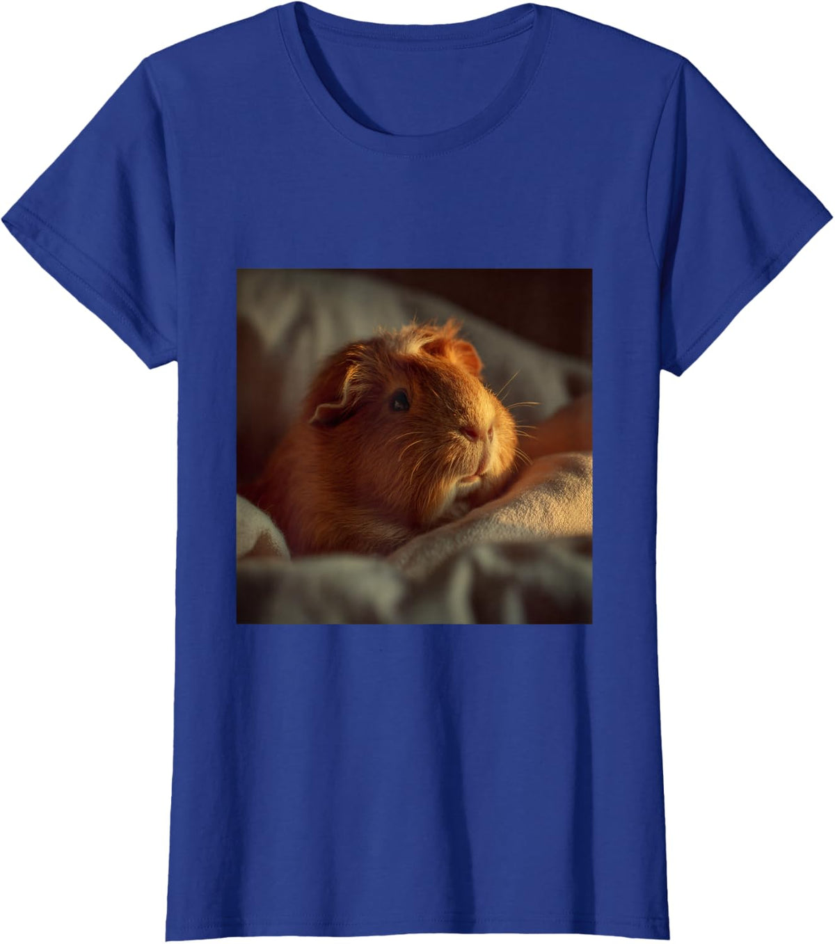 Cute Guinea Pig Lover Pet Rodent Animal T-Shirt - Royal Blue