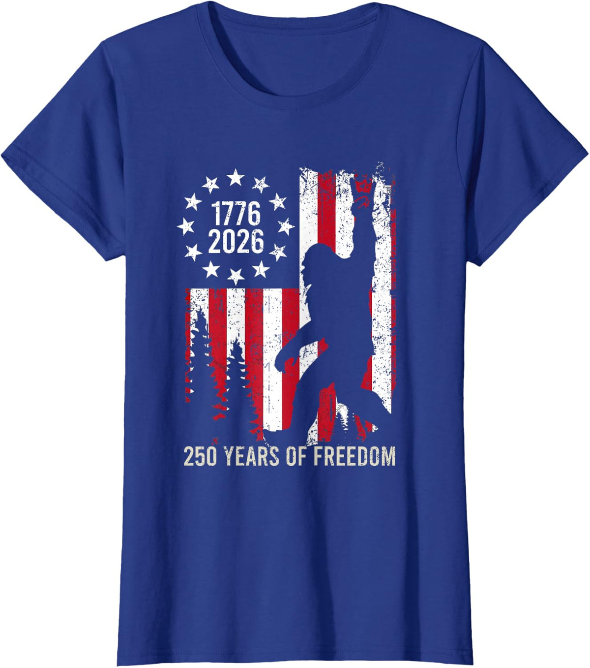 1776-2026 T-Shirt - Royal Blue
