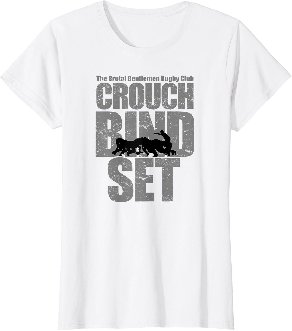 The Brutal Gentlemen Club Crouch, Bind, Set T-Shirt - White
