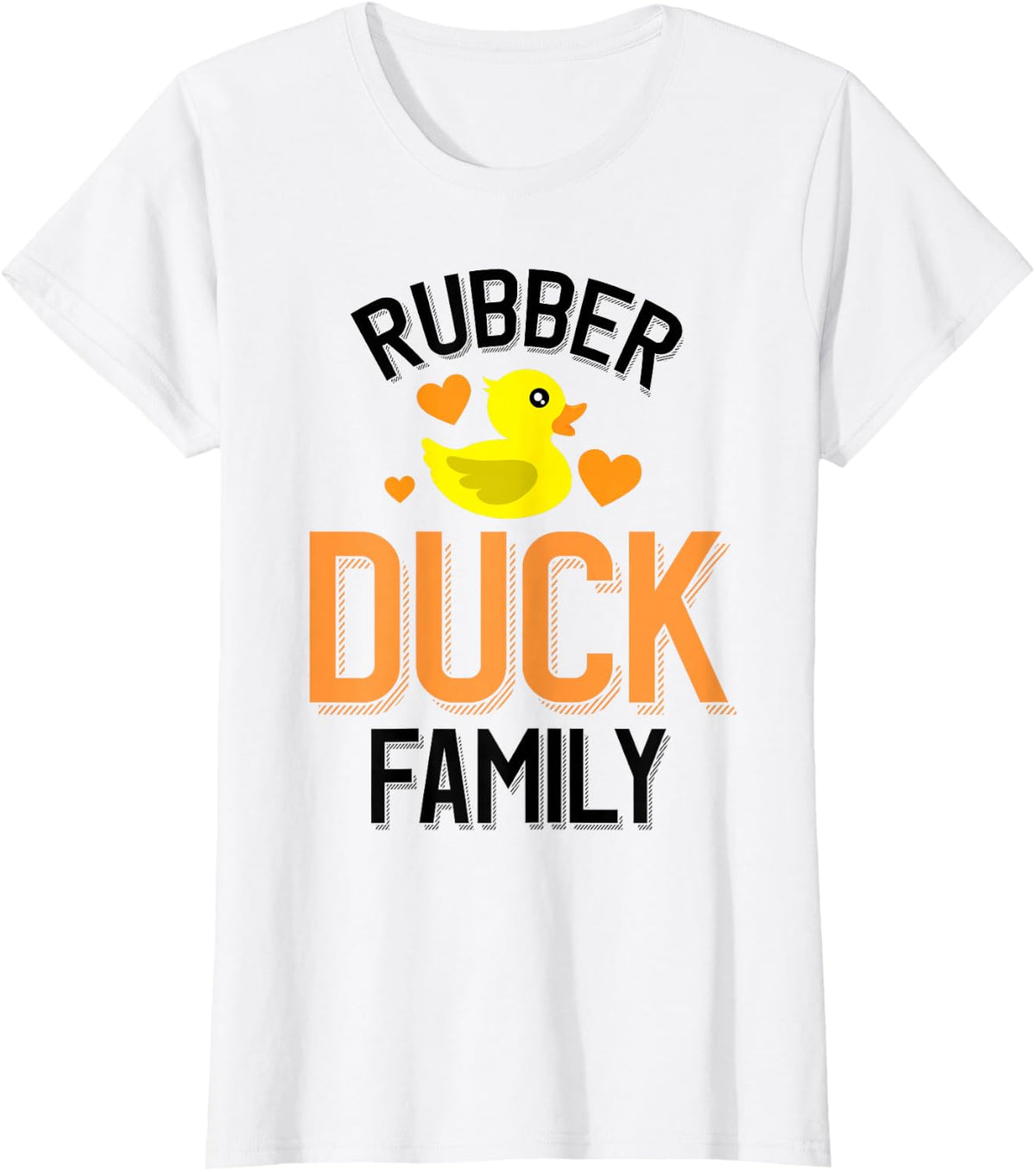 Cute Rubber Duck Family Duckie Lover T-Shirt - White