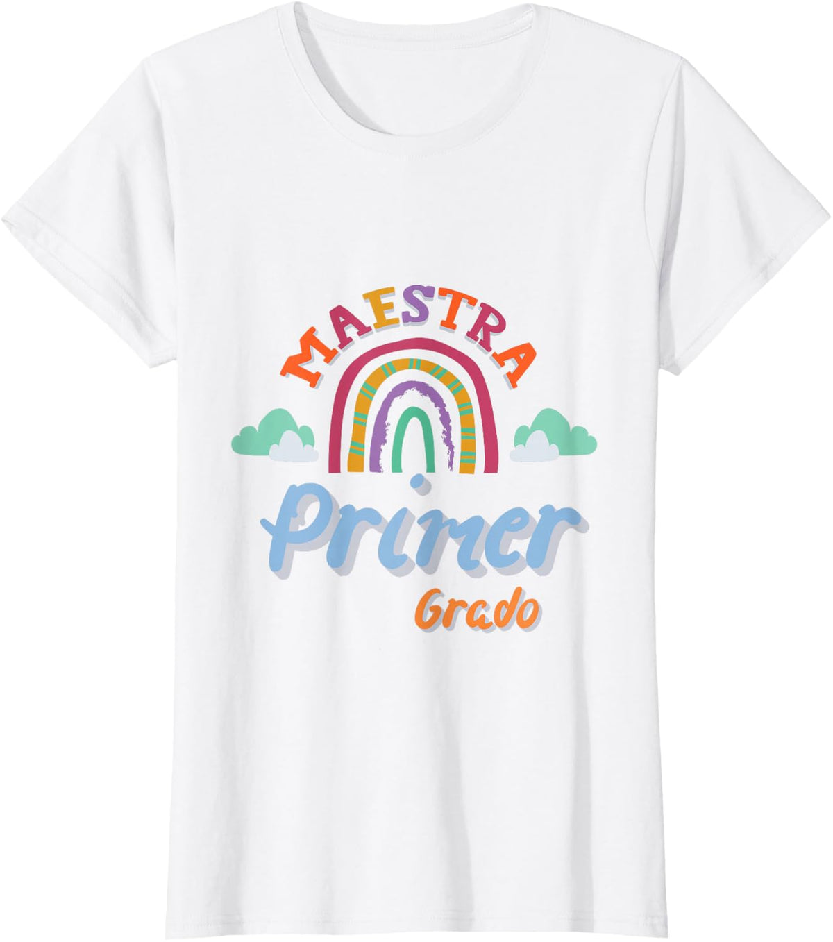 Maestra De Primer Grado Spanish Teacher Equipo T-Shirt - White