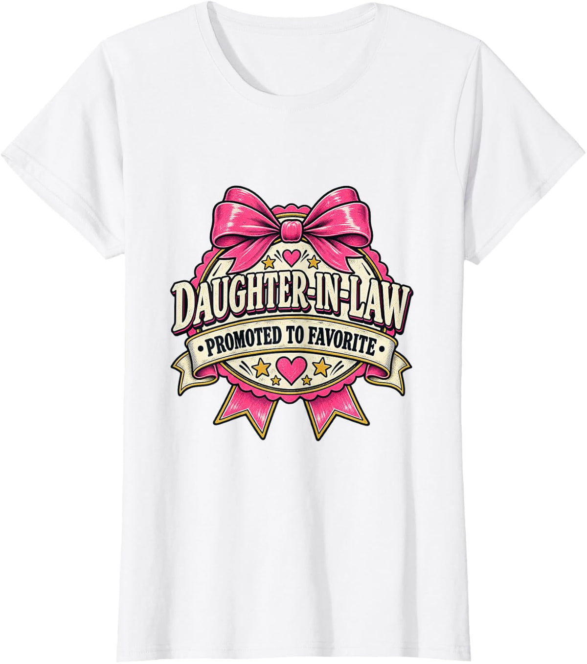 Promoted to Favorite Daughter in Law T-Shirt - White