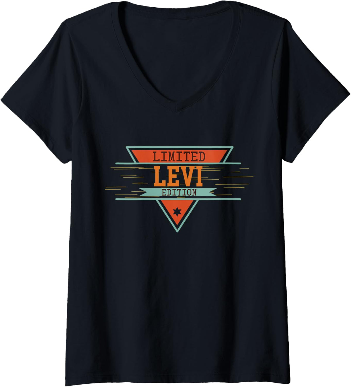 Womens Limited Levi Edition V-Neck T-Shirt - Black