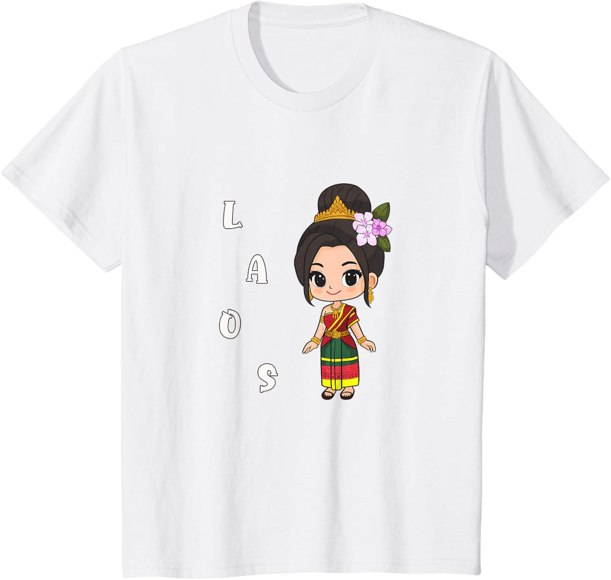 Laos Lao Laotian Happy Lao New Year Pim Mai Lao T-Shirt - White
