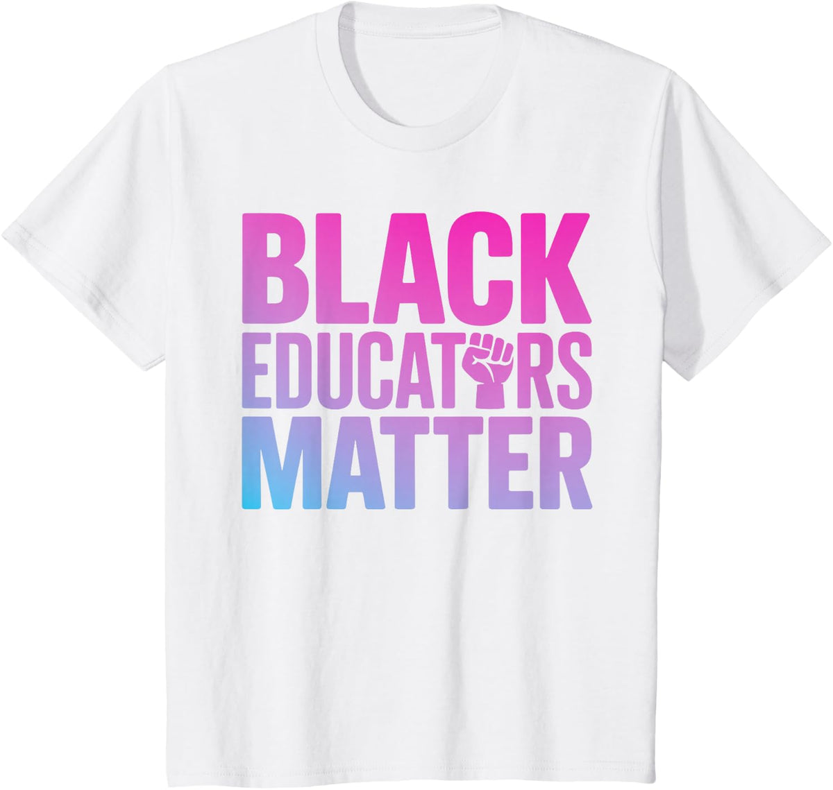 Black Educator Design for Men Women Kids Black Male Educator T-Shirt - White