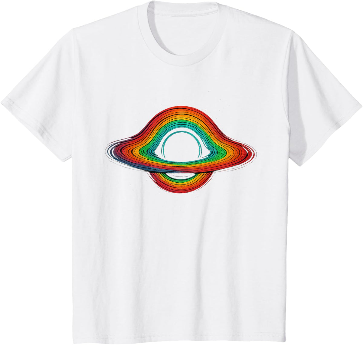Black Hole Physics Universe Physics Astrophysicist T-Shirt - White