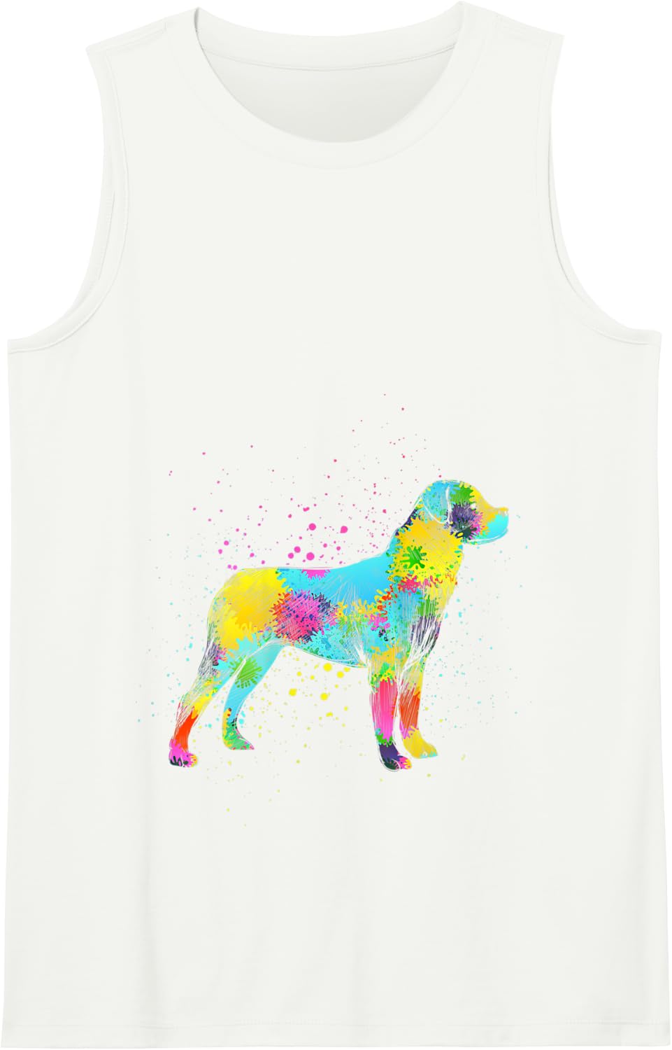 Dog Breed Gift Idea Dog Lover Rottweiler Tank Top - White