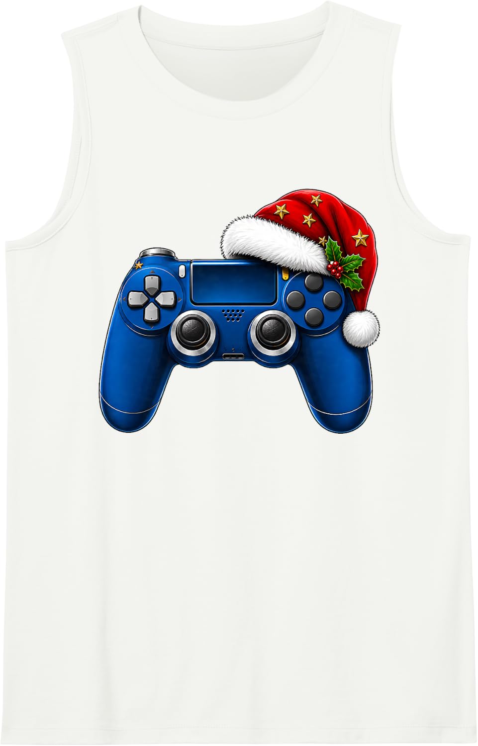 Game Controller Video Gamer Gaming Christmas Boys Tank Top - White