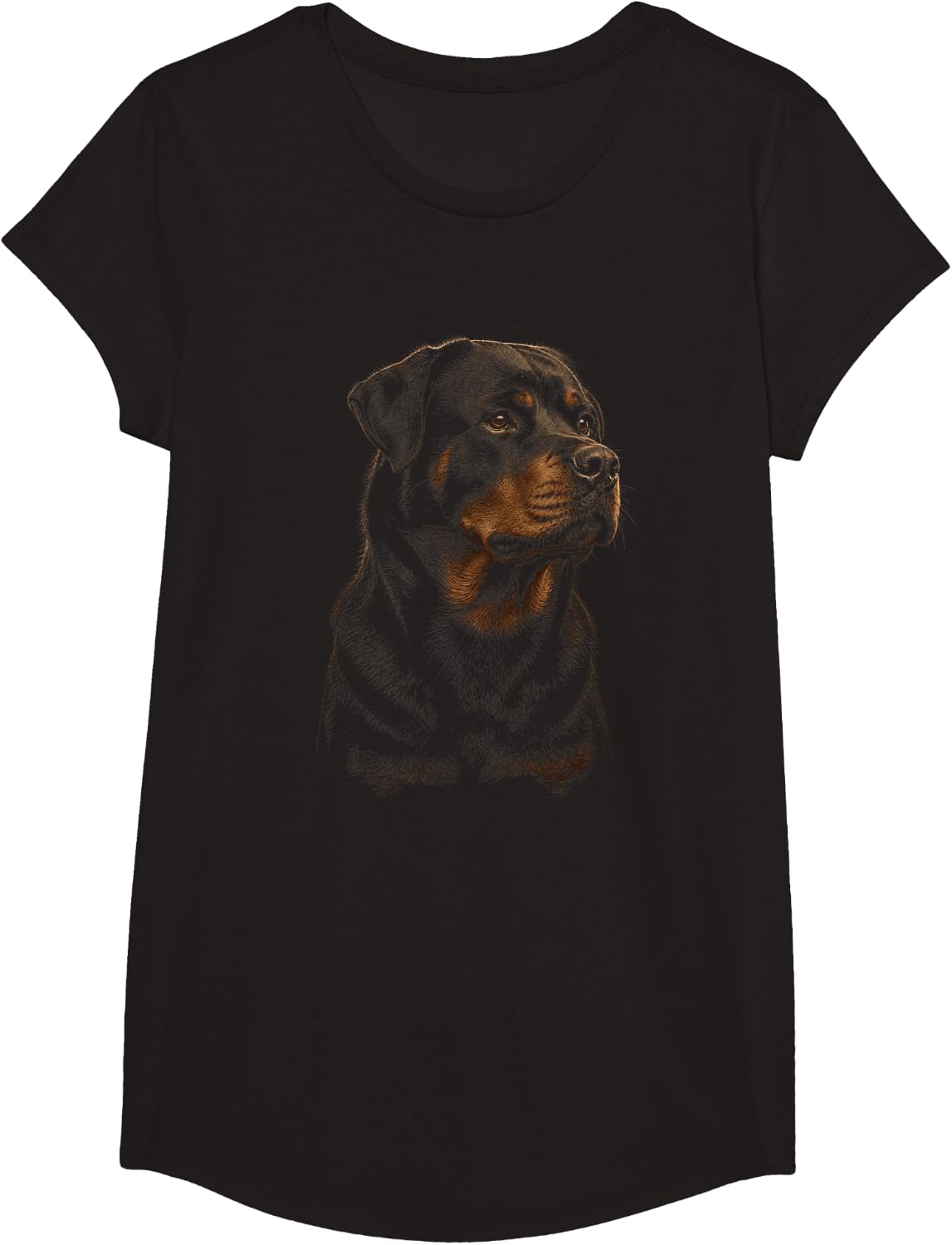 Rottweiler Dog Lover Owner Rottie T-Shirt - Girls Black