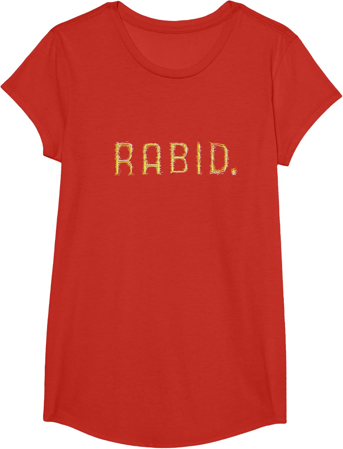 Rabid. Toxic Grunge Urban Graffiti Style T-Shirt T-Shirt - Girls Red