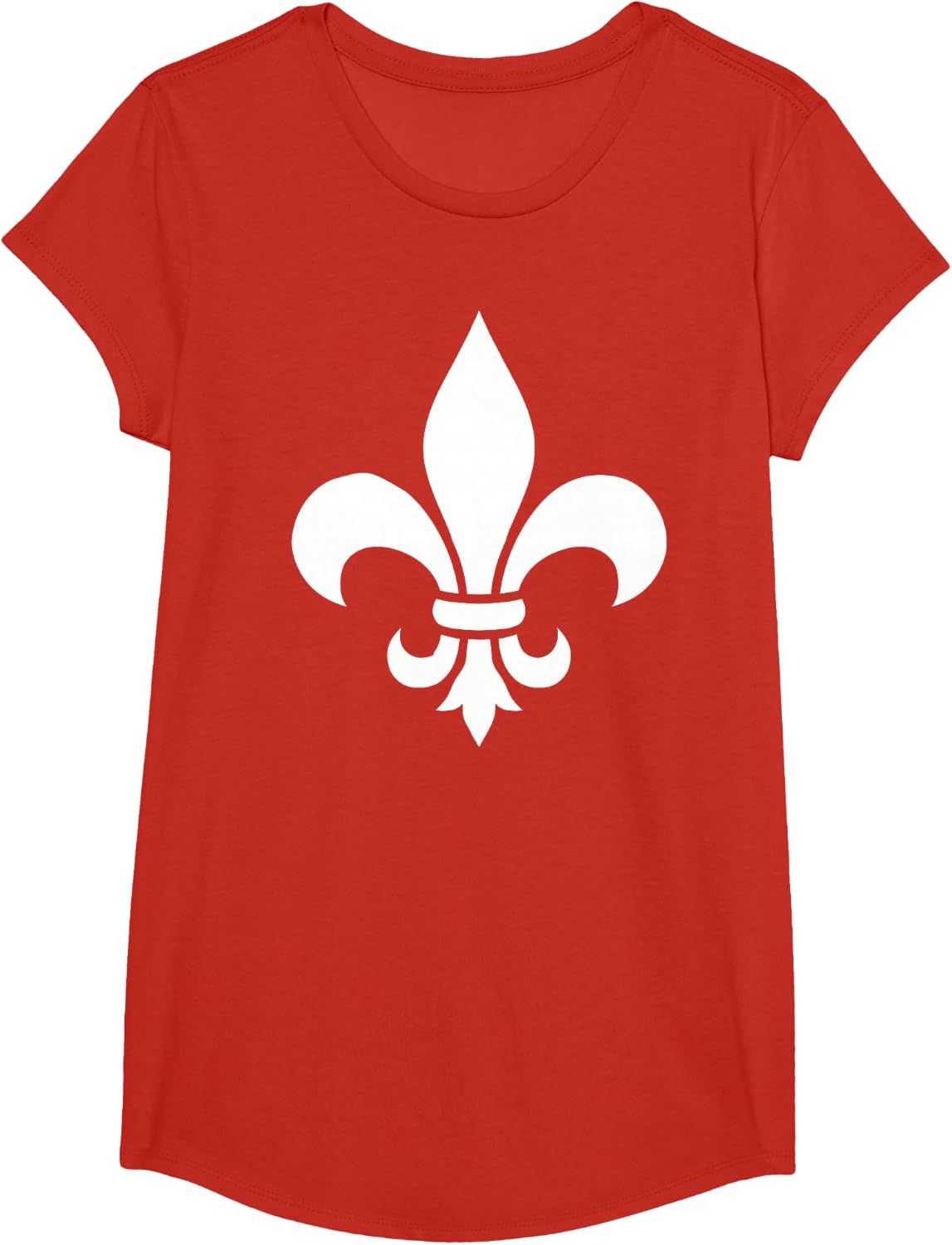 Fleur de lis t-shirt T-Shirt - Girls Red