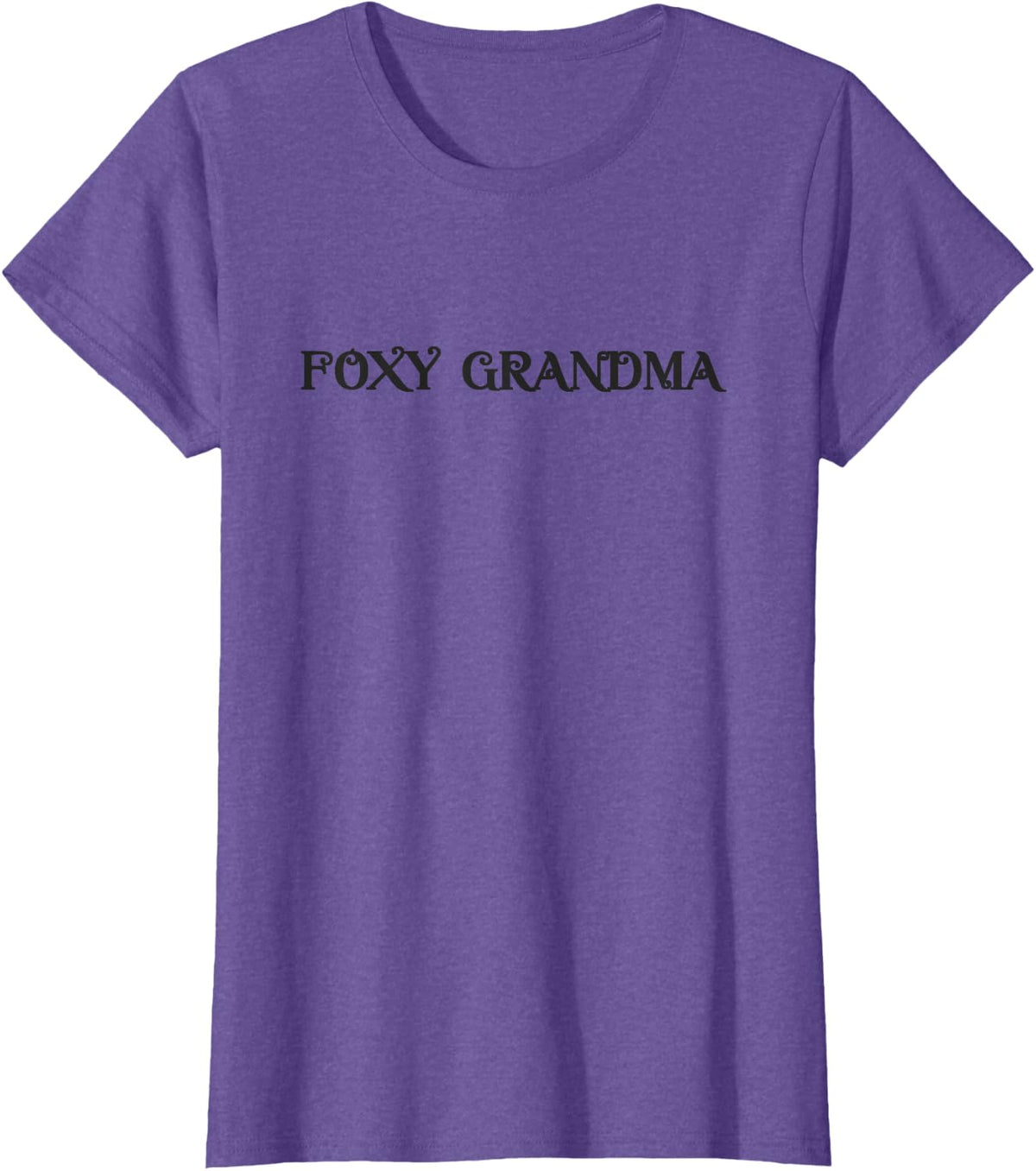 Foxy Grandma 90s Throwback T-Shirt - Purple Heather