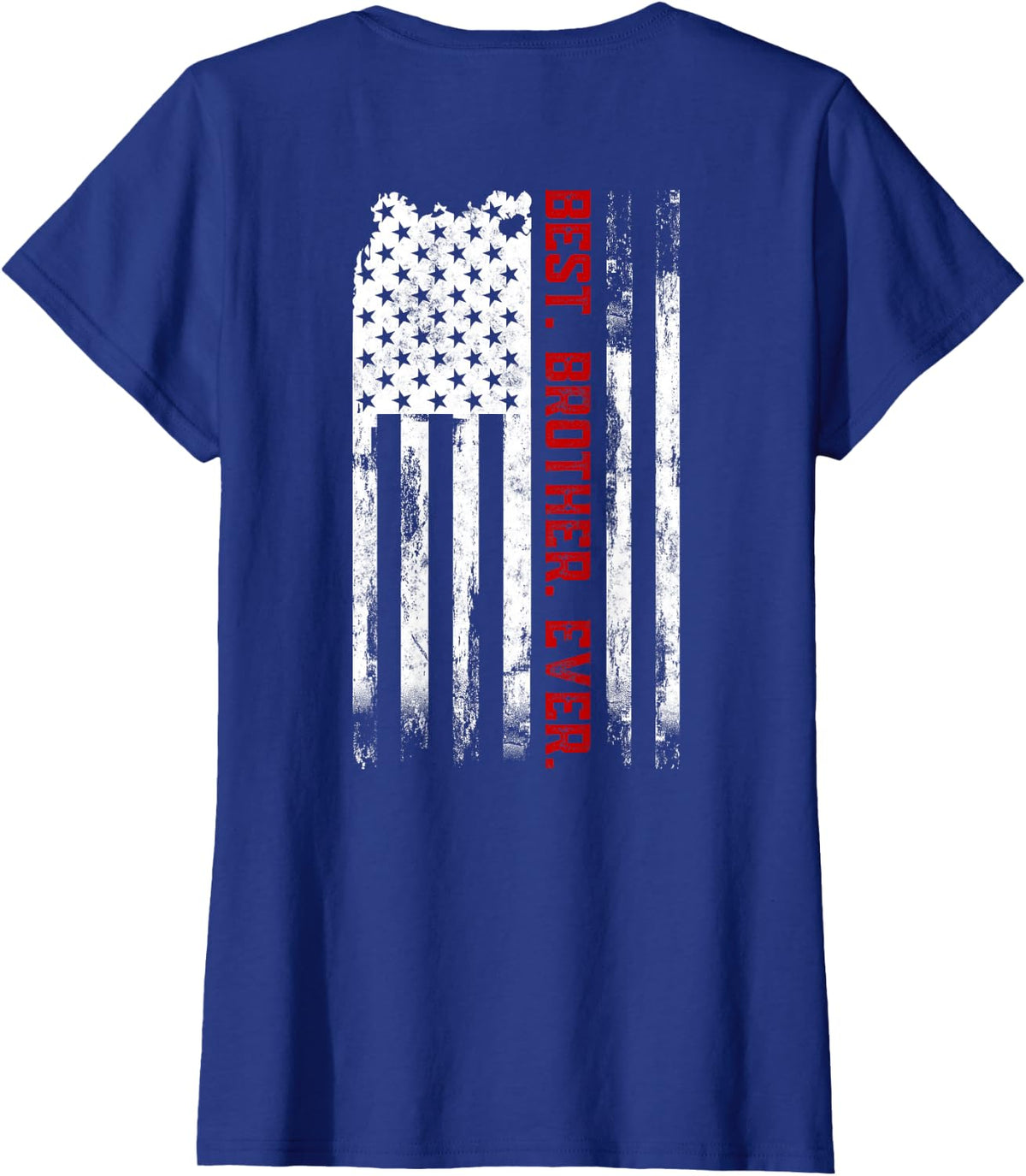 Best Brother Ever American USA flag Father’s Day for Brother T-Shirt - Royal Blue