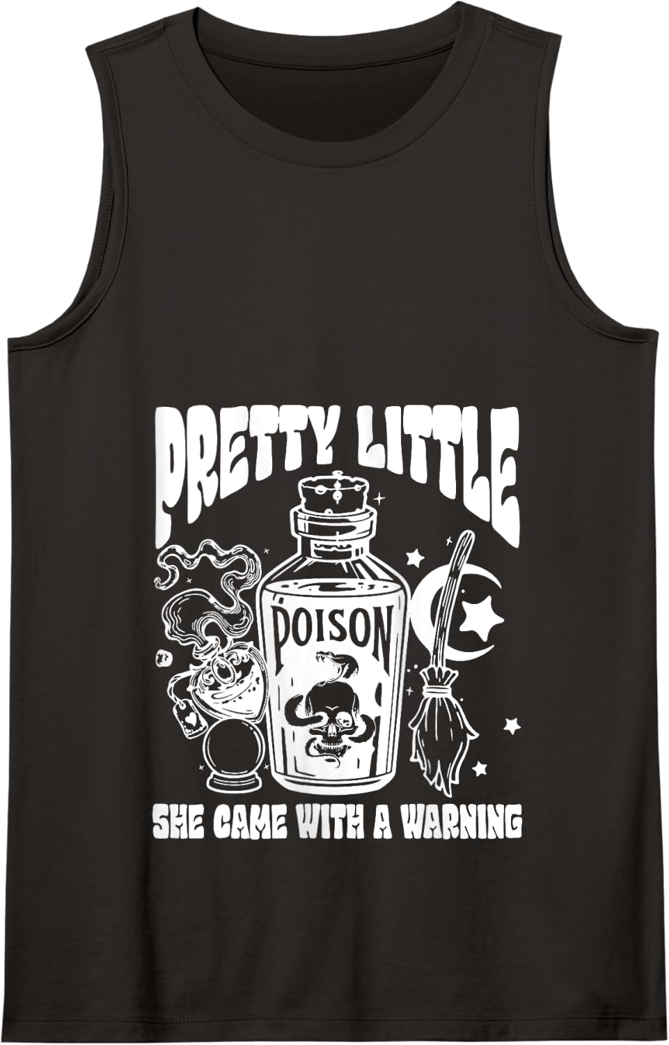 She's My Pretty Little Poison Tank Top - Black