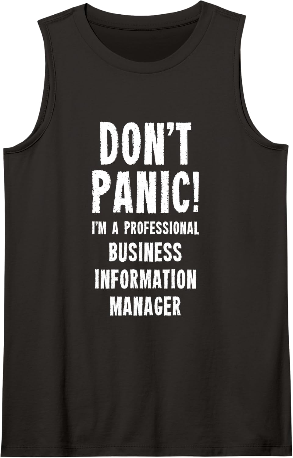 Business Information Manager Tank Top - Black