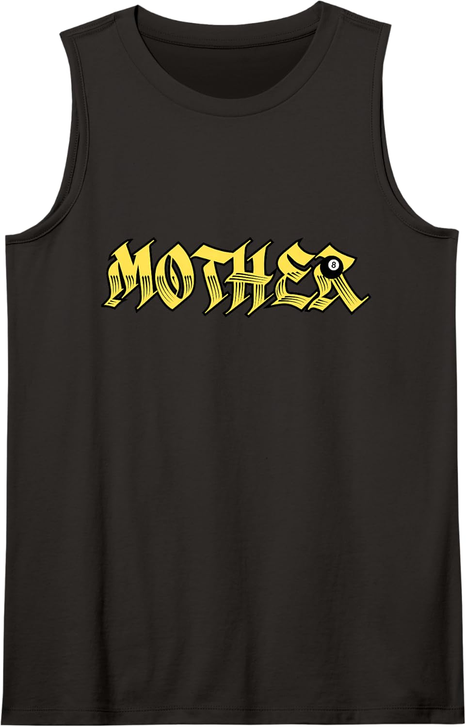 Mother Eight Ball Alternative Punk 90's Mother's Day New Mom Tank Top - Black