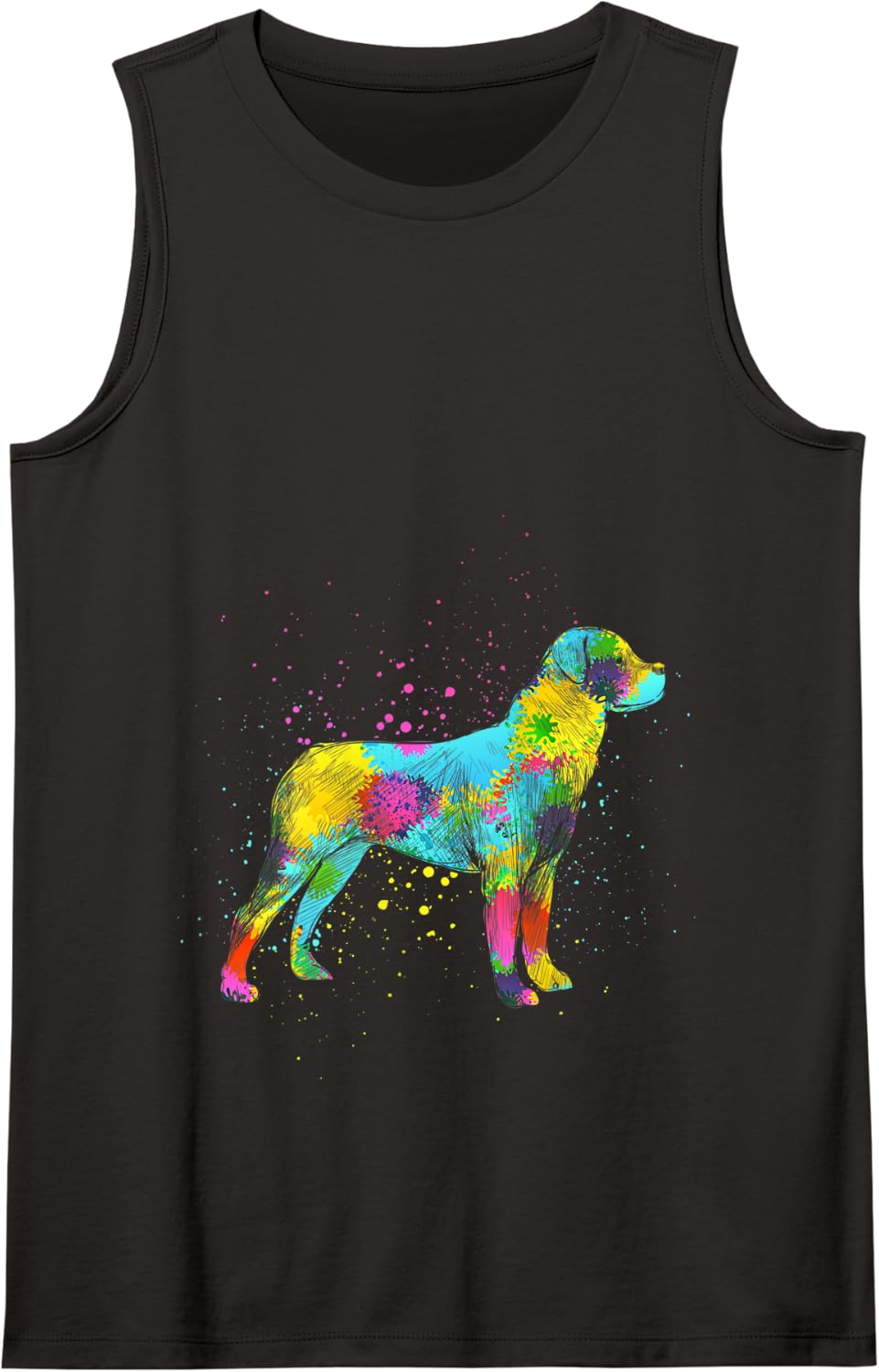 Dog Breed Gift Idea Dog Lover Rottweiler Tank Top - Black