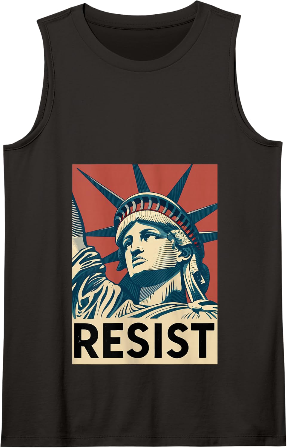 Anti Trump - RESIST Tank Top - Black