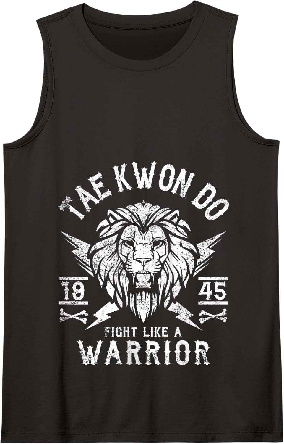 TKD Taekwon Clothing Tae Kwon Do Apparel - Taekwondo Tank Top - Black