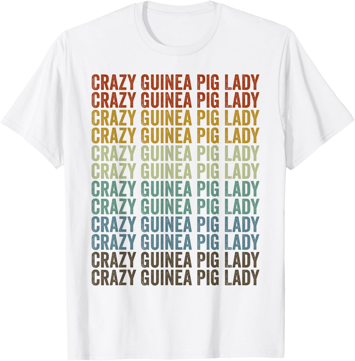 Crazy Guinea Pig Lady Guinea Pig Lady T-Shirt - White
